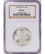 Super Gem- MS-67- Iowa Centennial Half Dollar- NGC- Blazer that is spotless - $406.91 CAD