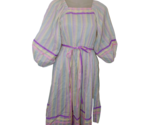 Vintage Joseph LOVE Brand Iconic Chintz Ribbon Dress 6T tall? Chest 30 L... - $49.45
