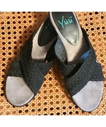 YUU FANEN Women’s Shoes Slip-On Wedge Sandals Black Size 8.5 M Lightweight - $19.79