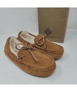 DREAM PAIRS Women&#39;s Slippers Sz 6.5 M Brown Suede Casual Slip On Shoes - £18.01 GBP