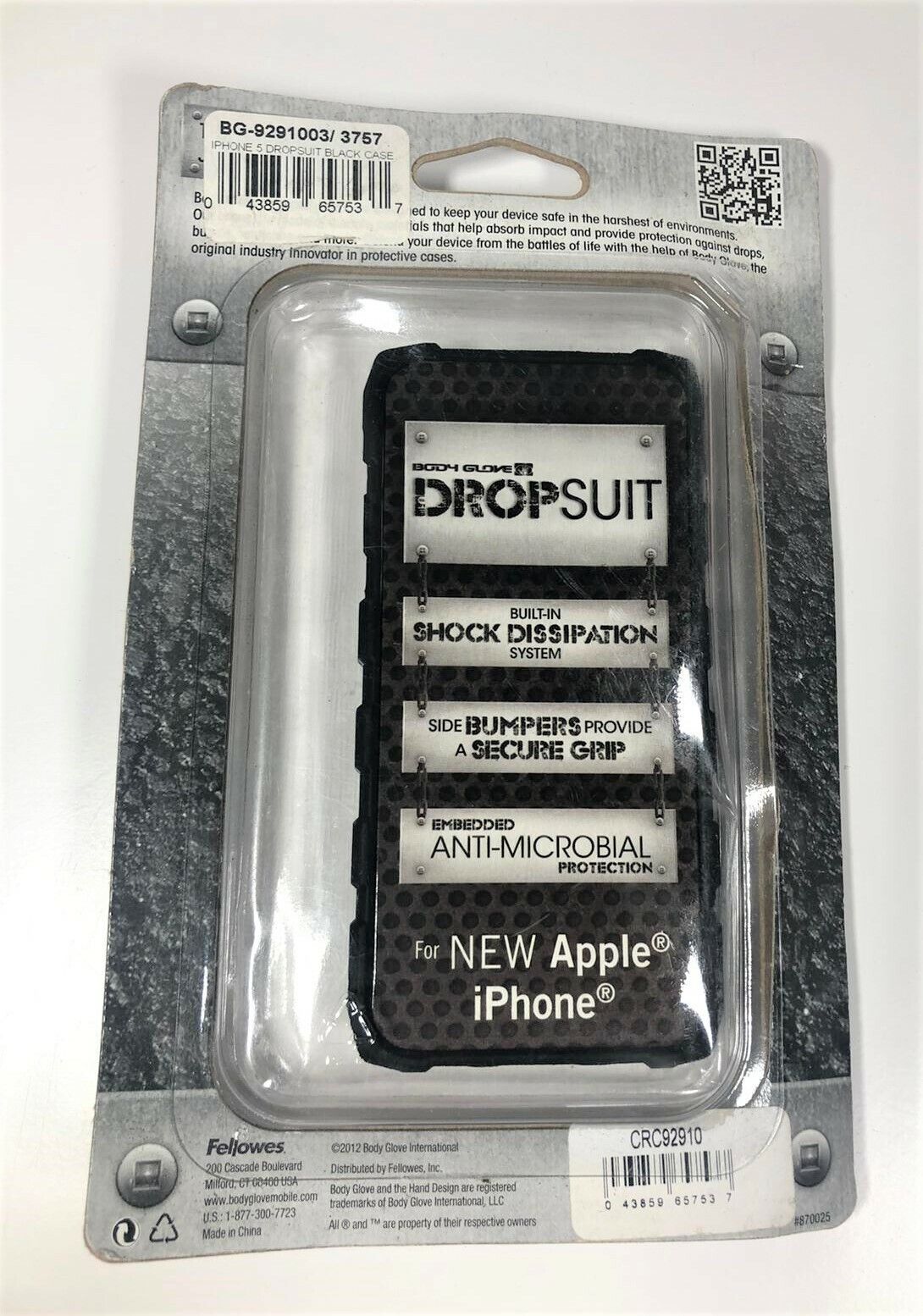 Cuerpo Guante Dropsuit Resistente Estuche Con Lateral Topes para Apple I... - $8.90