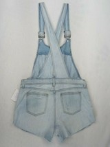 STS-Blue Sienna  Shorts Overalls Women&#39;s Distressed Light Blue Denim Size 30&quot; - £12.11 GBP