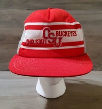 Vintage Ohio State Buckeyes Trucker Hat Mesh Sides Cap Snapback Sportcap... - £21.84 GBP