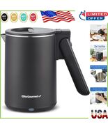 Stainless Steel Travel Kettle 120-230V - Auto Shut-Off &amp; Cool-Touch Safety - $69.92 CAD