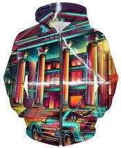 Glowing City All over printed Hoodie - $74.97