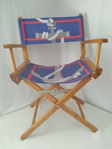 Vtg 34” Folding  nautical   Hollywood Movie Director&#39;s Chair - Canvas &amp; Wood - £74.96 GBP