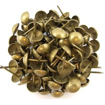 C.S. Osborne Natural French Nail Tacks Antique Brass, 100 Pack (5/8 Inch) - £9.70 GBP