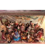 Mattel Barbie lot Southwestern theme Barbie Ken Kelly horses furniture stands - $140.00