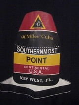 NWOT - 90 MILES TO CUBA SOUTHERNMOST POINT Adult Size 2XL Short Sleeve Tee - £9.57 GBP