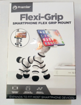 Premier Flexi-Grip Smartphone Flex Grip Mount White and Black &quot;Horse&quot; NEW - £8.00 GBP