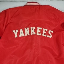 Vintage 1990s Yankees Softball Team Motorcycle Club Windbreaker Striped ... - $93.09