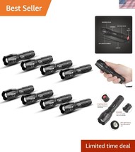 Durable 8 Pack Tactical LED Flashlights - Compact, Waterproof &amp; Adjustab... - $1,400.96 MXN