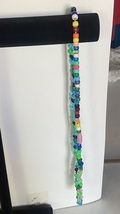 Plastic  Hearts MIX BEADS Necklace Multicolor Candy Color Rainbow Cute - $14.99