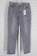 Charlie B Slim Leg Cuffed Jeans Soft Grey Nwt 6 8 12 - £45.95 GBP