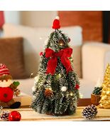 HOMCDALY 16in LED Tabletop Christmas Tree with Red Bowtie Indoor Decor - $444.00 MXN HOMCDALY 16in LED Tabletop Christmas Tree with Red Bowtie Indoor Decor - $444.00 MXN