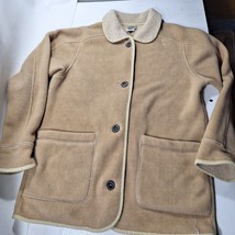 LL Bean Barn Coat Women’s Size M Vintage USA Made Tan Style 0HH91 - $26.68