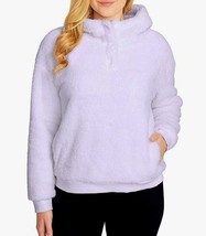 Lukka Lux Womens Cozy Fleece Lined Hoodie Sweater, Purple, S - $14.85