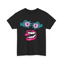 Psychadelic Eye &amp; Mouth Graphic Tee, Halloween Costume, Unique Gift - $19.50+