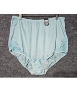 Vanity Fair Sissy Panty LACE Nouveau Slippery Nylon  10/3XL AZURE MIST - $41.16