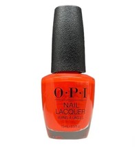 OPI Nail Polish My Chihuahua Doesn’t Bite Anymore 0.5oz Red Coral Orange M89 - £8.47 GBP