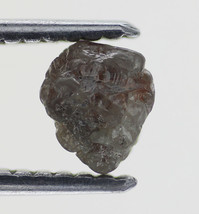 Natural Brown &amp; Grey Fancy Loose 1.07 Carat Rough Raw Gem Diamond - £15.26 GBP