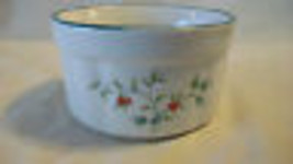 PFALTZGRAFF BUTTER OR CHEESE SERVING BOWL. HOLLY BERRY PATTERN - $25.00