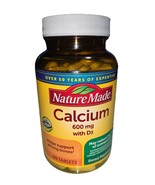 Nature Made Calcium with Vitamin D3 -600 mg -120 tablets -Exp 09/2027 - $17.70