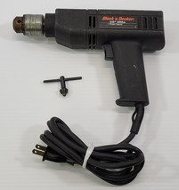 PV) Vintage Black &amp; Decker 3/8&quot; Single Speed Drill Model 7143 Type 1 - £10.27 GBP