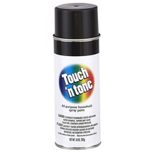 Rust-Oleum Touch &#39;n Tone Spray Paint 10oz-Gloss Black - £24.18 GBP