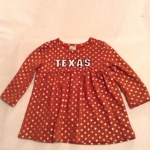 NCAA Texas Longhorns dress Size 3 mo  6 mo Colosseum orange girls New - £16.77 GBP