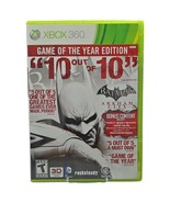 Batman: Arkham City- Game of the Year Edition For Xbox 360 - $17.04 CAD