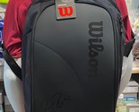 Wilson Federer DNA Backpack Tennis Racket Sports Bag Black NWT WRZ832896 - $99.90