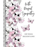 With Deepest Sympathy On Your Recent Loss - Sympathy Greeting Card - 03511 - $51.04 MXN