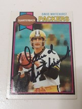 David Whitehurst Green Bay Packers 1979 Topps Autograph Card #137 READ D... - $4.94