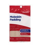 Leader Moleskin Padding Strips with Extra Thick Soft and Durable 3 Count... - $10.79