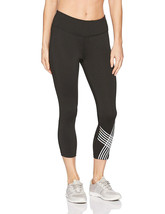 Calvin Klein Womens Placed Linear Graphic Crop Tights S - £38.95 GBP