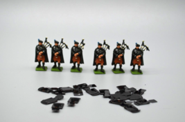 Phoenix Model Developments Bagpipe Pipers Miniatures 30mm x 6 PMD Painted - £22.74 GBP