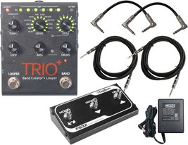 Digitech Trio Band Creator Looper With Fs3X Footswitch, 4, And Power Supply. - £378.22 GBP
