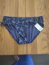 Flamingo Womans Size Medium Bikini Bottoms Blue/Multi-Colored-Brand New-... - $29.58