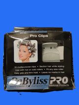 BaBylissPRO Nano Titanium PRO Roller Clips Gray Multipurpose (Pack of 10... - $11.99