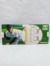 Vintage 1987 Baseball Schedule Walden Books - £32.04 GBP