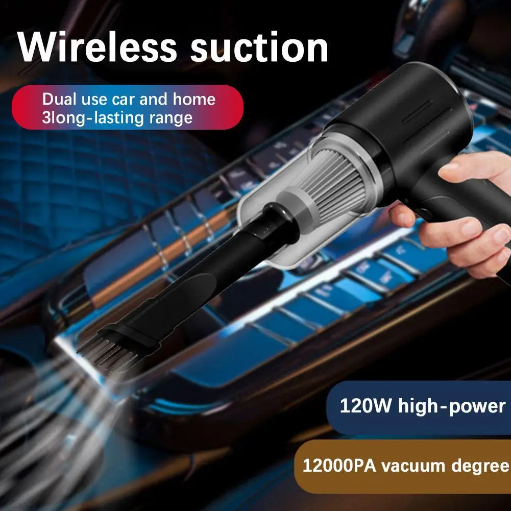 290000Pa Wireless Vacuum Cleaner Handheld Vacuum Pump Cordless Robot For Car - £21.64 GBP