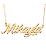 Mikayla Name Necklace for Best Friend Family Member Birthday Christmas Gift - €13,63 EUR