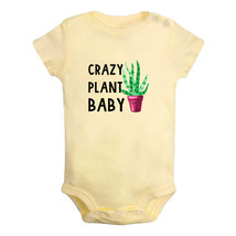 Crazy Plant Funny Rompers Newborn Baby Bodysuits Infant Jumpsuits Kids Outfits - £8.24 GBP+