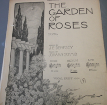 The Garden of Roses, Words by J.E. Dempsey, music by Johann Schmid, C. 1... - $15.00