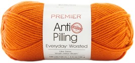 Premier Yarns Anti Pilling Everyday Worsted Solid Yarn Pumpkin - £11.17 GBP