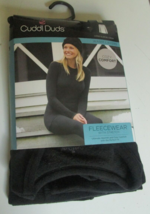 Cuddle Duds Long Sleeve Crew top Black Size Large - £15.77 GBP
