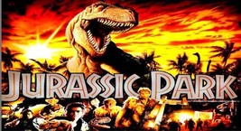 Jurassic Park Data East 1993 Pinball Translite/Machine Cabinet/ Jurassic Park tr - £23.95 GBP