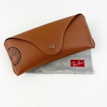 Vintage Genuine Ray-Ban Sun Glasses Case ONLY Brown Pebble Texture EUC - £10.23 GBP