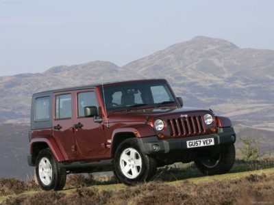 Primary image for Jeep Wrangler Unlimited UK Version 2008 Poster  18 X 24 